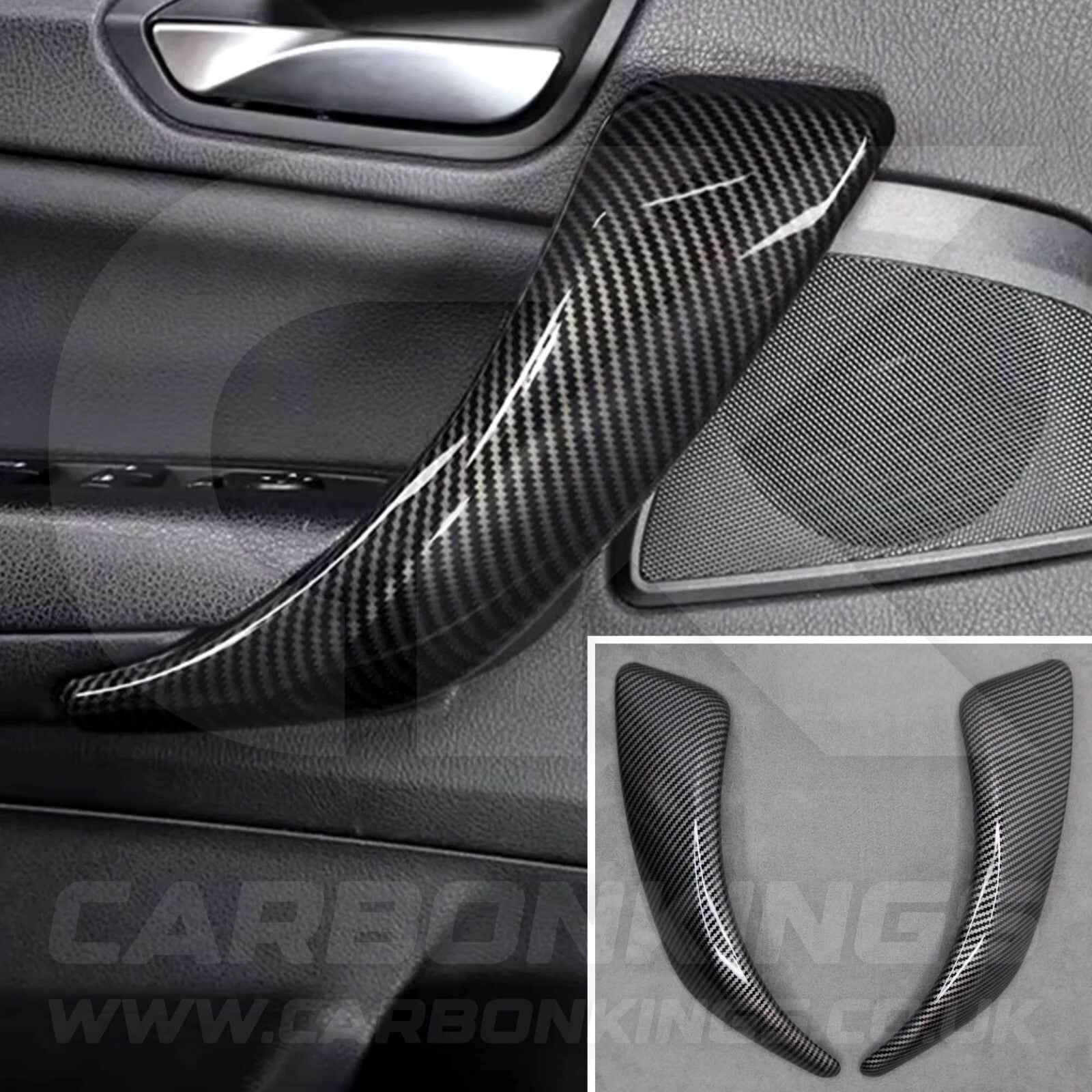 Carbon Fibre Style Door Handle Covers BMW F20 F21 F22 M135i M140i M235i M240i +