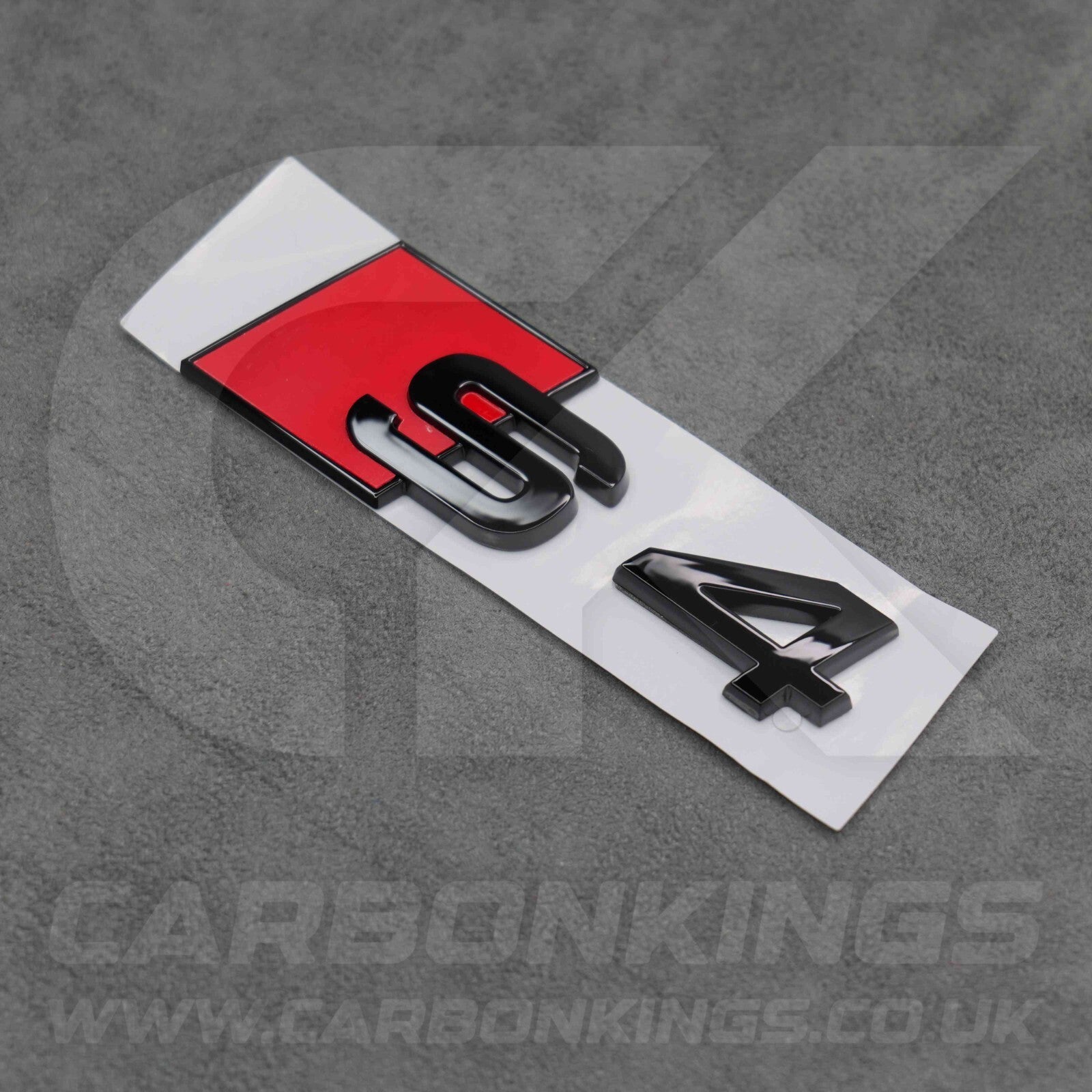 105 x 36mm Audi S4 Gloss Black Boot Rear Badge Letters Logo Emblem S 8L 8P 8V 8Y