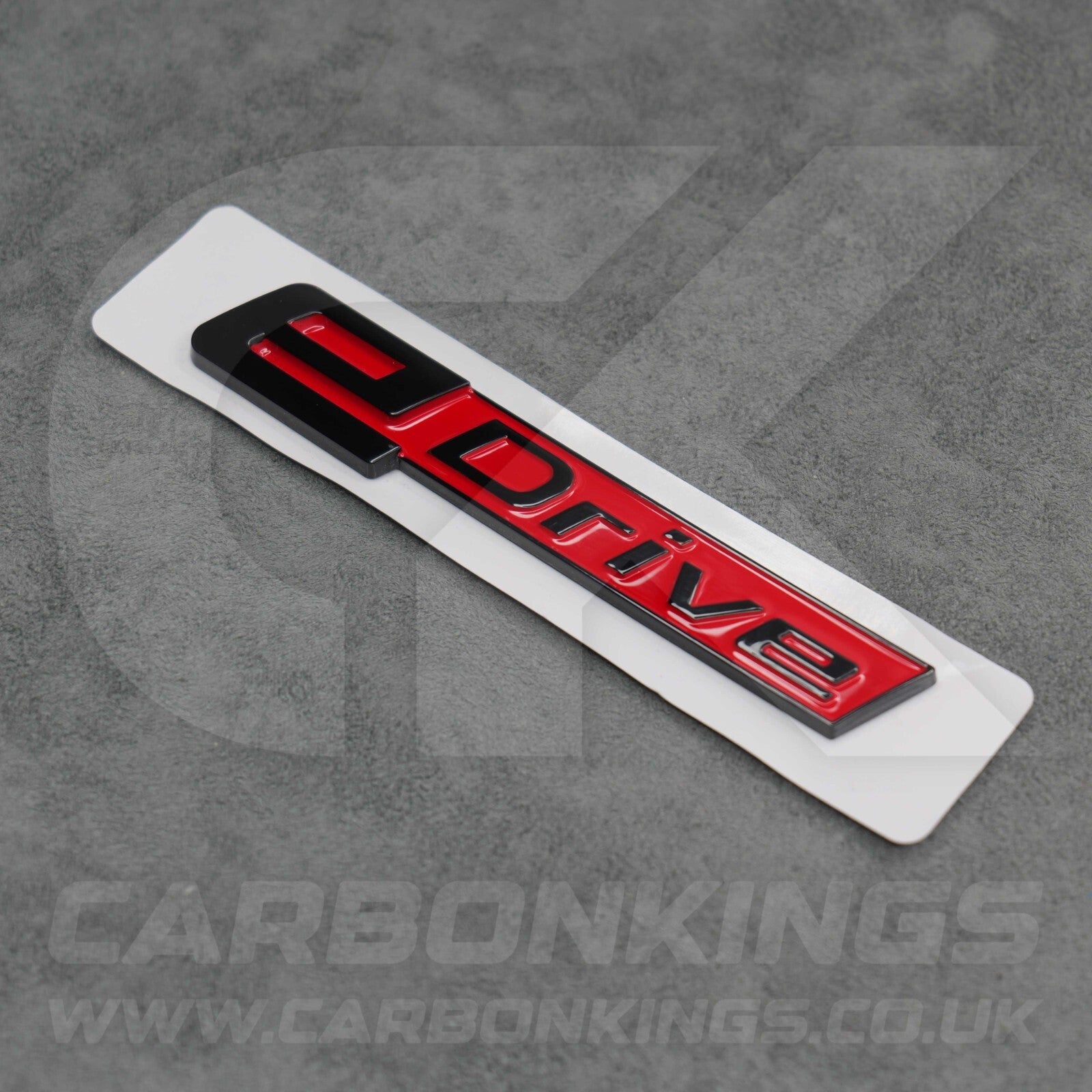 BMW Red & Black eDrive Rear Emblem Boot Badge Logo BMW i3 i3s i8 iX Electric