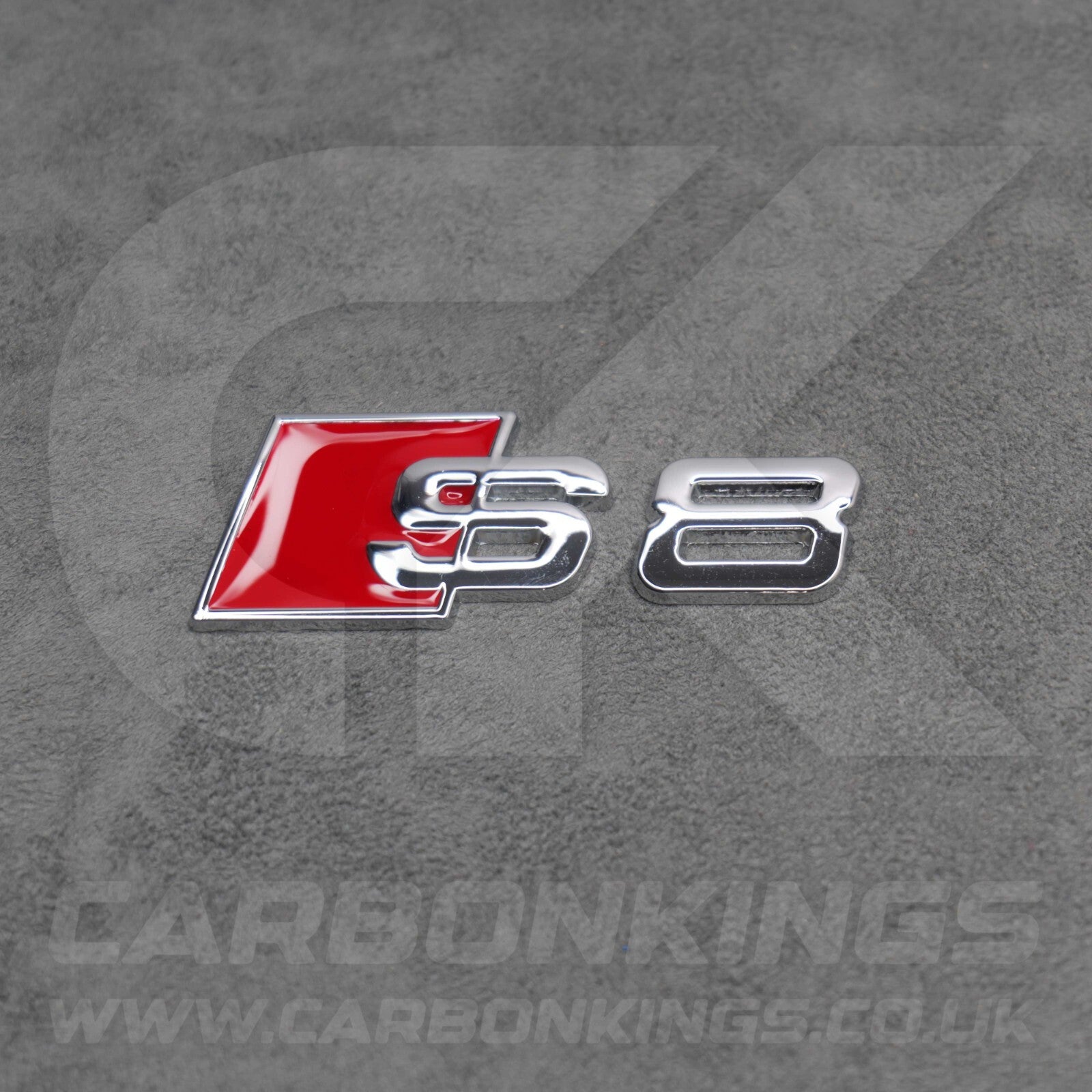 Audi S8 Silver Chrome Boot Rear Badge Letters Logo Emblem S D2 D3 D4 D5