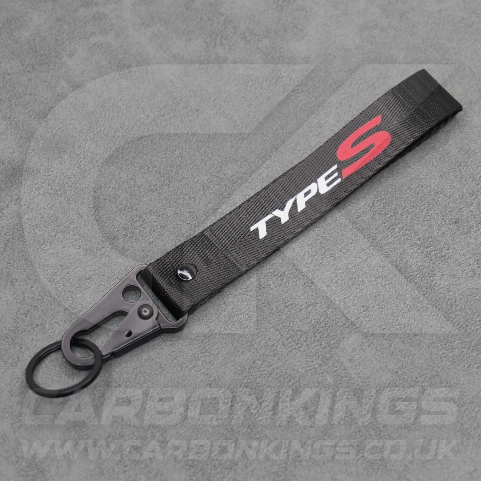Honda Civic Type S Black Car Key Ring Chain Premium & Durable EP3 FK2 FK8 FL5