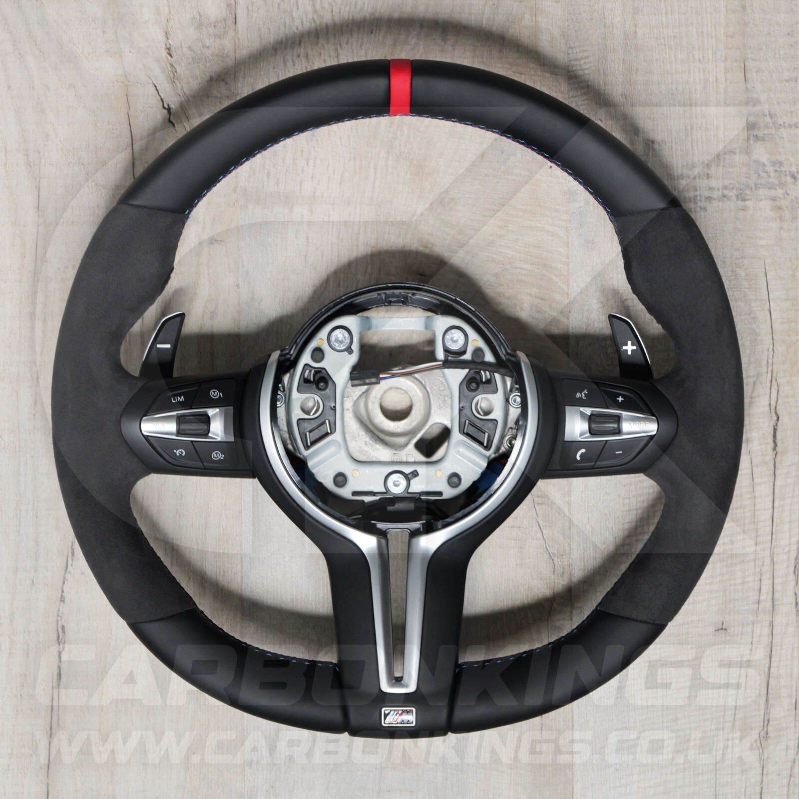 BMW Alcantara M Sport Red Steering Wheel 1 2 3 4 X1 X3 X4 X5 X6 M2 M3 M4 F80 +
