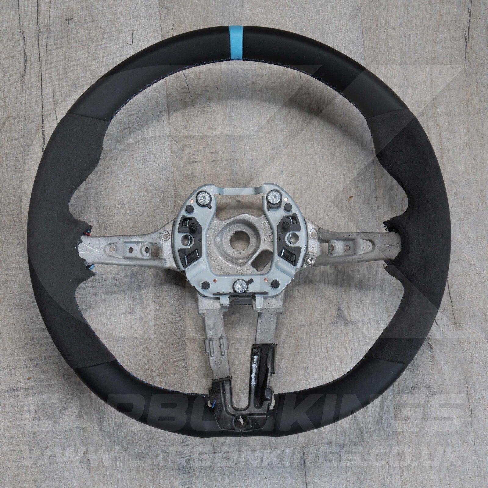 BMW Alcantara M Sport Blue Steering Wheel 1 2 3 4 X1 X3 X4 X5 X6 M2 M3 M4 F80 +