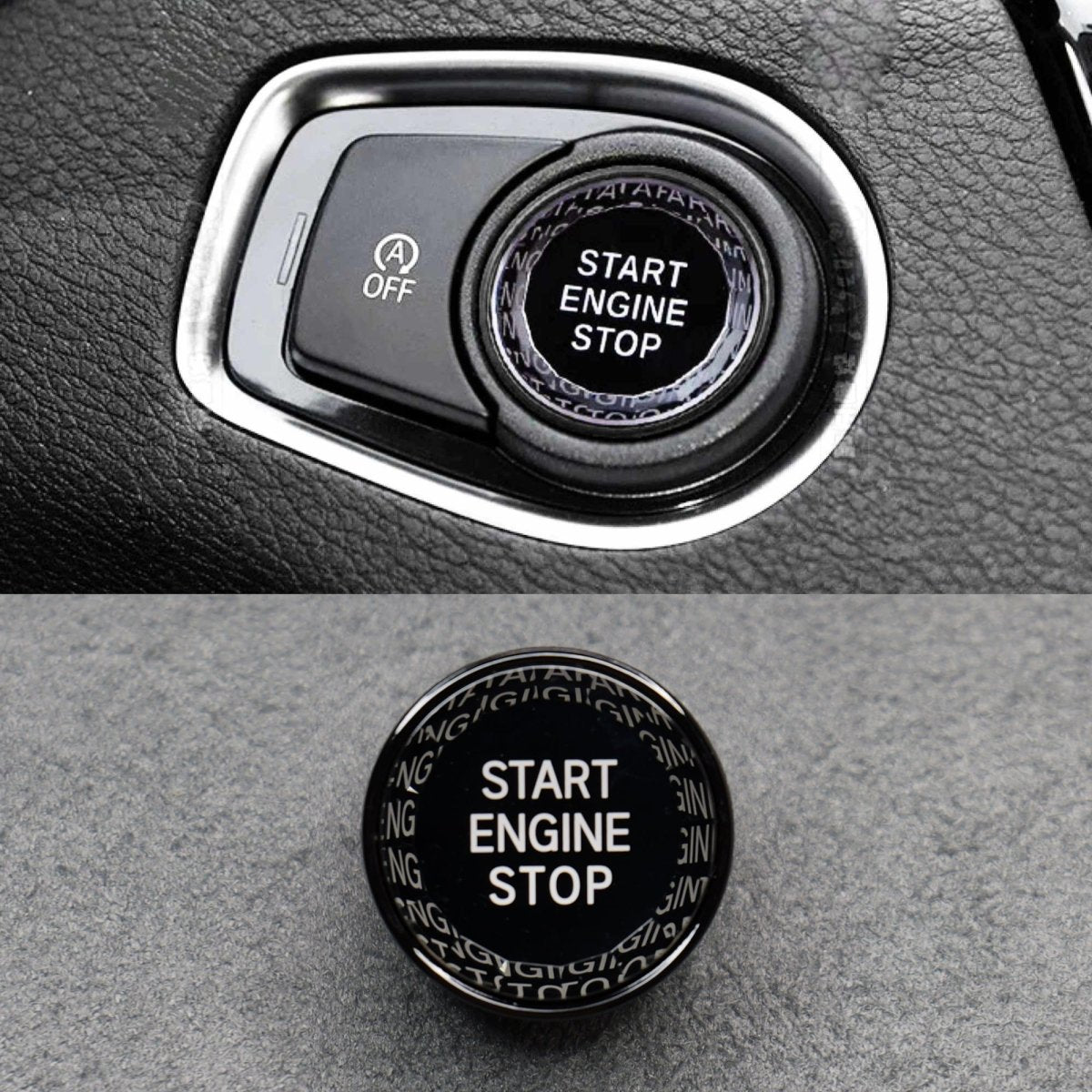 Black Crystal Start Engine Button BMW M2 M3 M4 M5 M6 M140 G30 F80 F82 F30 F85 - Interior Styling | Carbon Kings