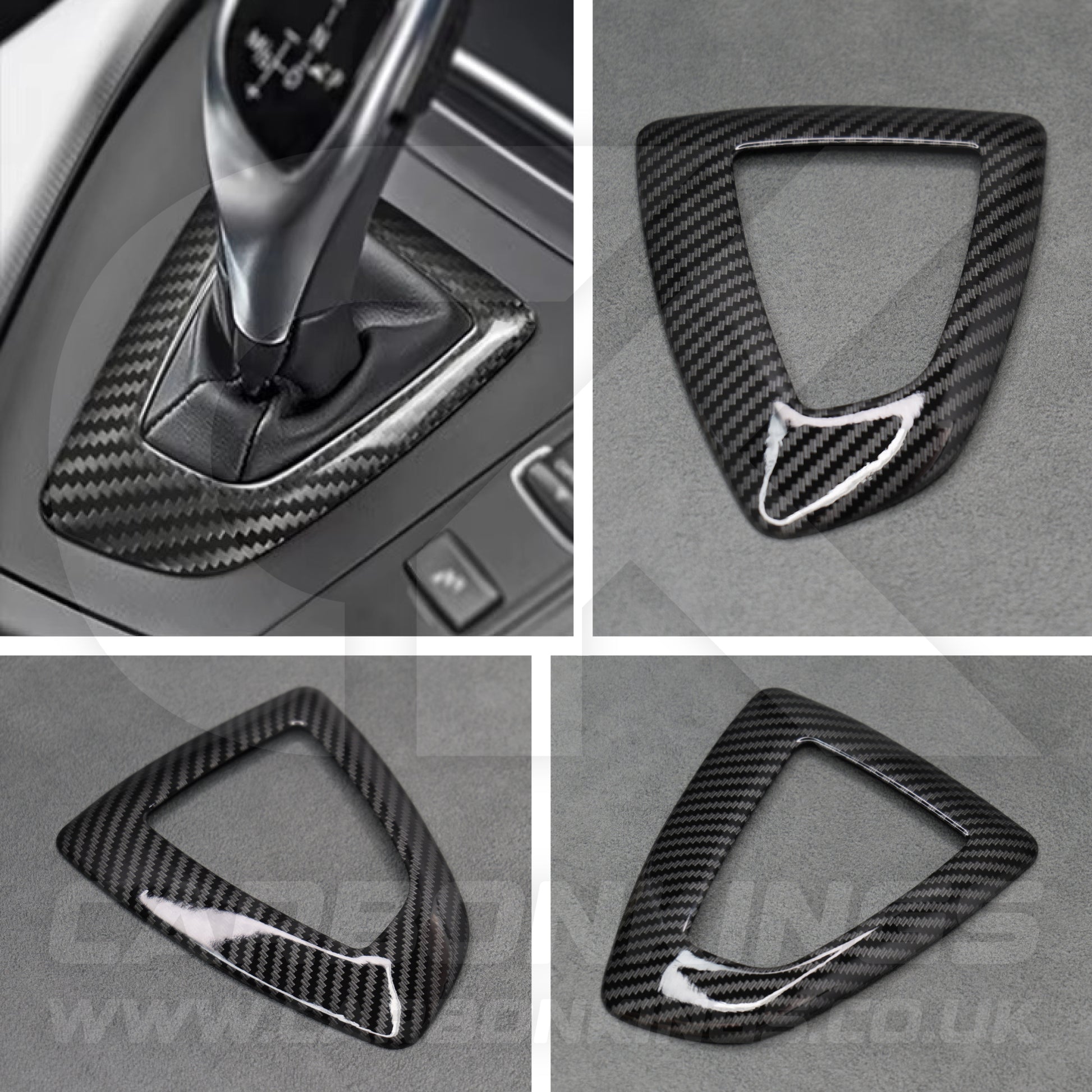Carbon Fibre Style Gear Knob Surround BMW F20 F30 F34 M135i M140i M235i M240i