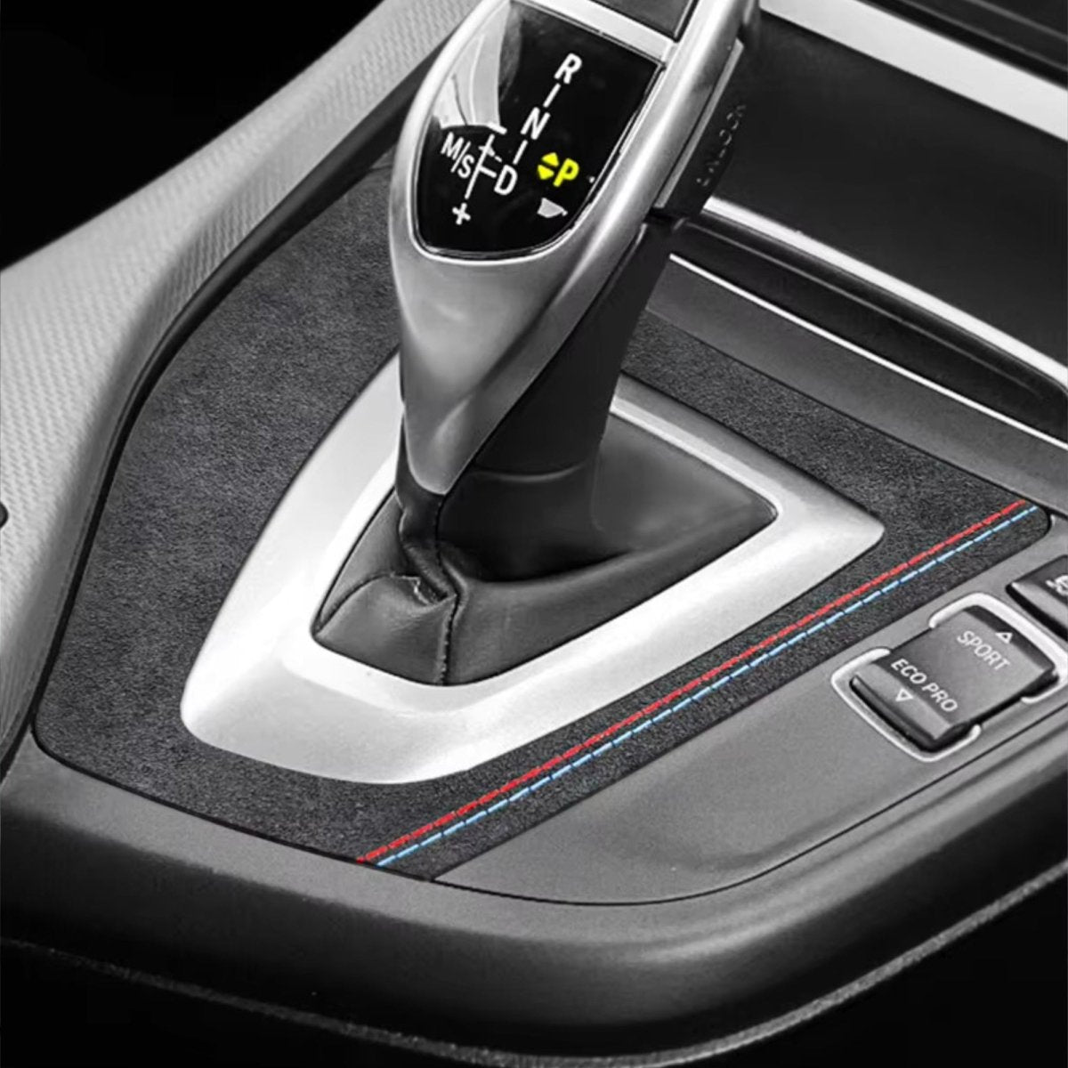 Alcantara Gear Knob Surround Trim Cover for BMW 3 4 Series F30 F34 F32 F33 335i 435i - Interior Styling | Carbon Kings