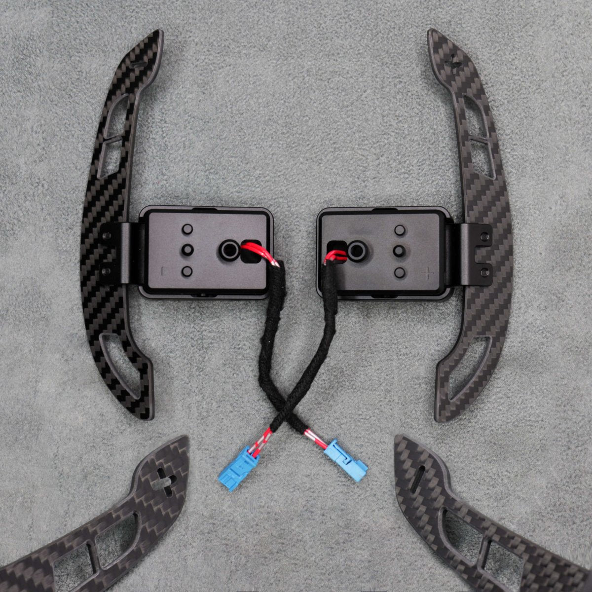 Magnetic Carbon Fibre Gear Shifter Paddles for BMW F80 M3 F82 M4 F87 M2 G80 G82 G87 - Interior Styling | Carbon Kings