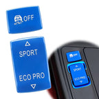 Blue Sport Eco Pro DSC Centre Console Buttons for BMW F20 F21 F22 F30 F32 F33 F36 - Interior Styling | Carbon Kings