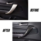 Carbon Fibre Style Door Handle Covers BMW F20 F21 F22 M135i M140i M235i M240i - Interior Styling | Carbon Kings