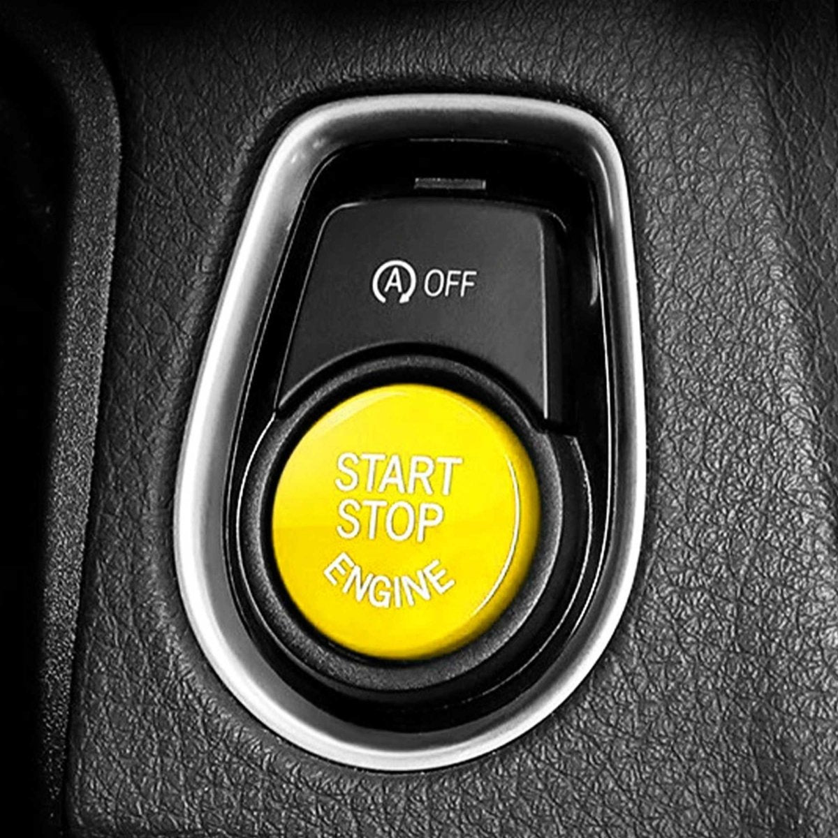 Yellow Start Stop Engine Button for BMW M2 M3 M4 M5 M6 M140i F20 F80 F82 F83 F85 F87 - Interior Styling | Carbon Kings