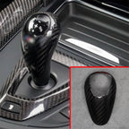 Carbon Fibre Gear Knob Trim for BMW F80 M3 F82 M4 M5 M6 X5M F87 M2 F82 F83 - Interior Styling | Carbon Kings