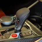 Carbon Fibre Gear Knob Cover Trim for BMW G80 M3 G82 M4 G87 M2 - Interior Styling | Carbon Kings