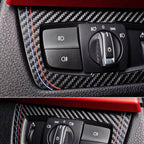 Carbon Fibre Style Headlight Switch Trim for BMW F30 F34 F80 M3 F82 M4 M5 F87 M2 - Interior Styling | Carbon Kings