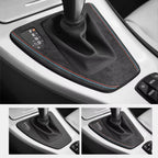 Alcantara Suede Gear Knob Surround Trim Cover for BMW 3 Series E90 E91 E92 E93 M3 V8