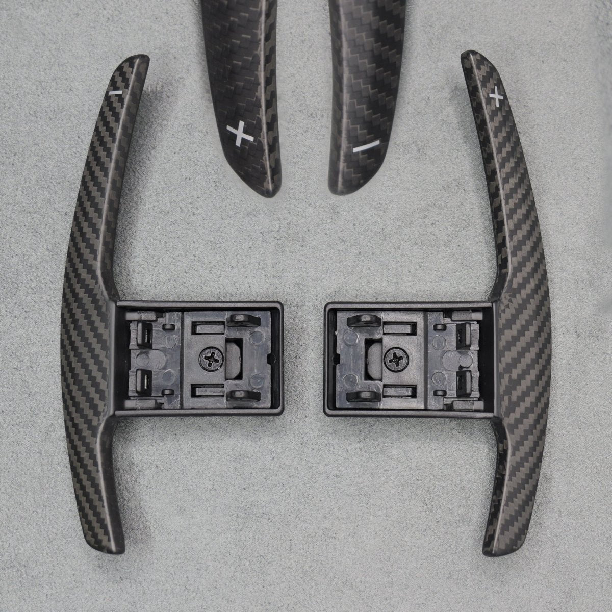 Satin Carbon Fibre Shifter Paddles BMW M3 M4 M2 F80 F82 F87 M5 M6 X5M X6M M - Interior Styling | Carbon Kings
