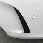 Gloss Black Rear Bumper Side Vent Trims for Mercedes C43 C63 Saloon W205 C Class AMG - Exterior Styling | Carbon Kings