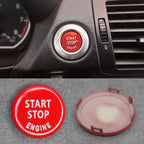 Gloss Red Start Stop Engine Button for BMW E90 E92 E93 M3 4.0 V8 - Interior Styling | Carbon Kings