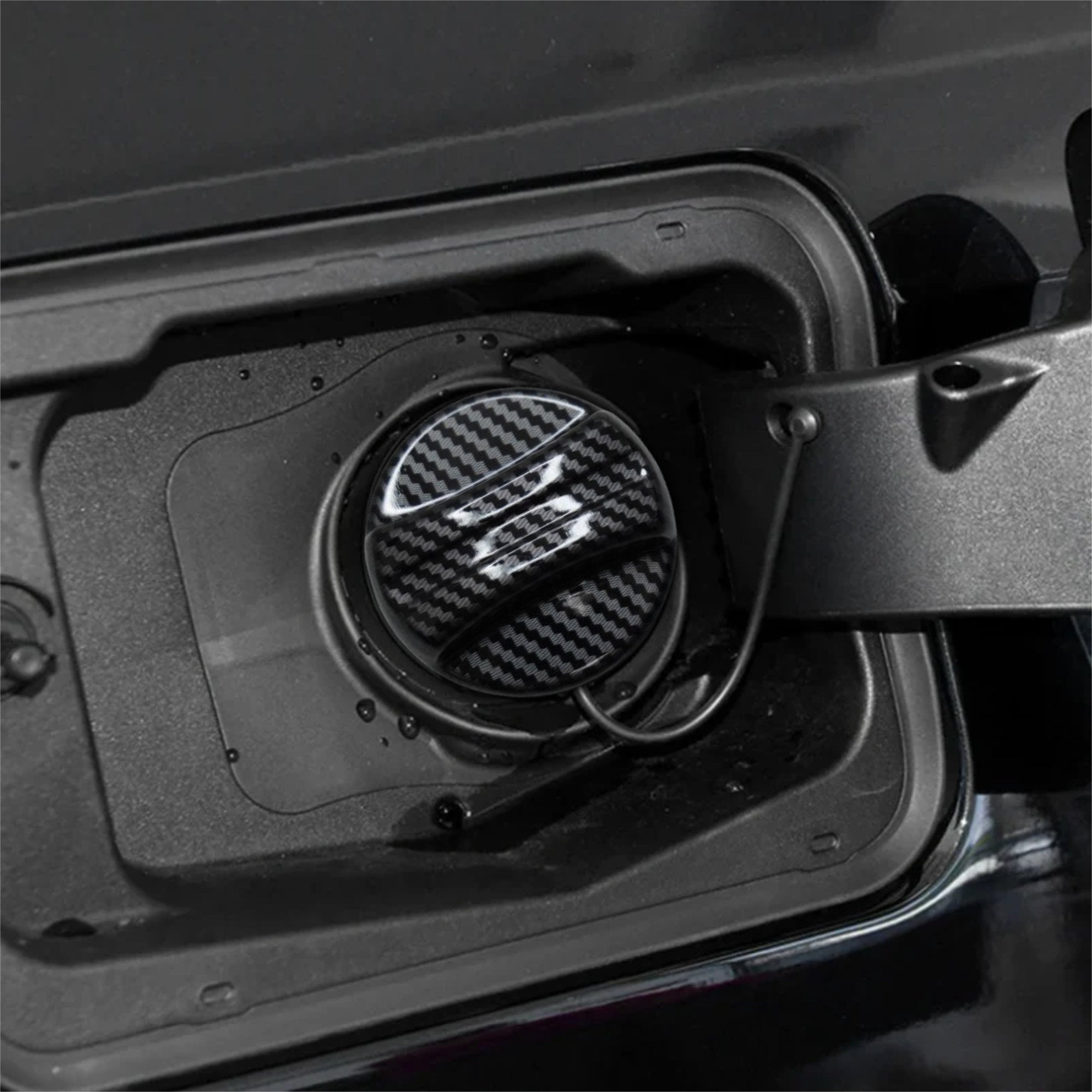 Carbon Fibre Style Fuel Cap Filler Cover for BMW 1 2 3 4 5 Series M2 M3 M4 M5
