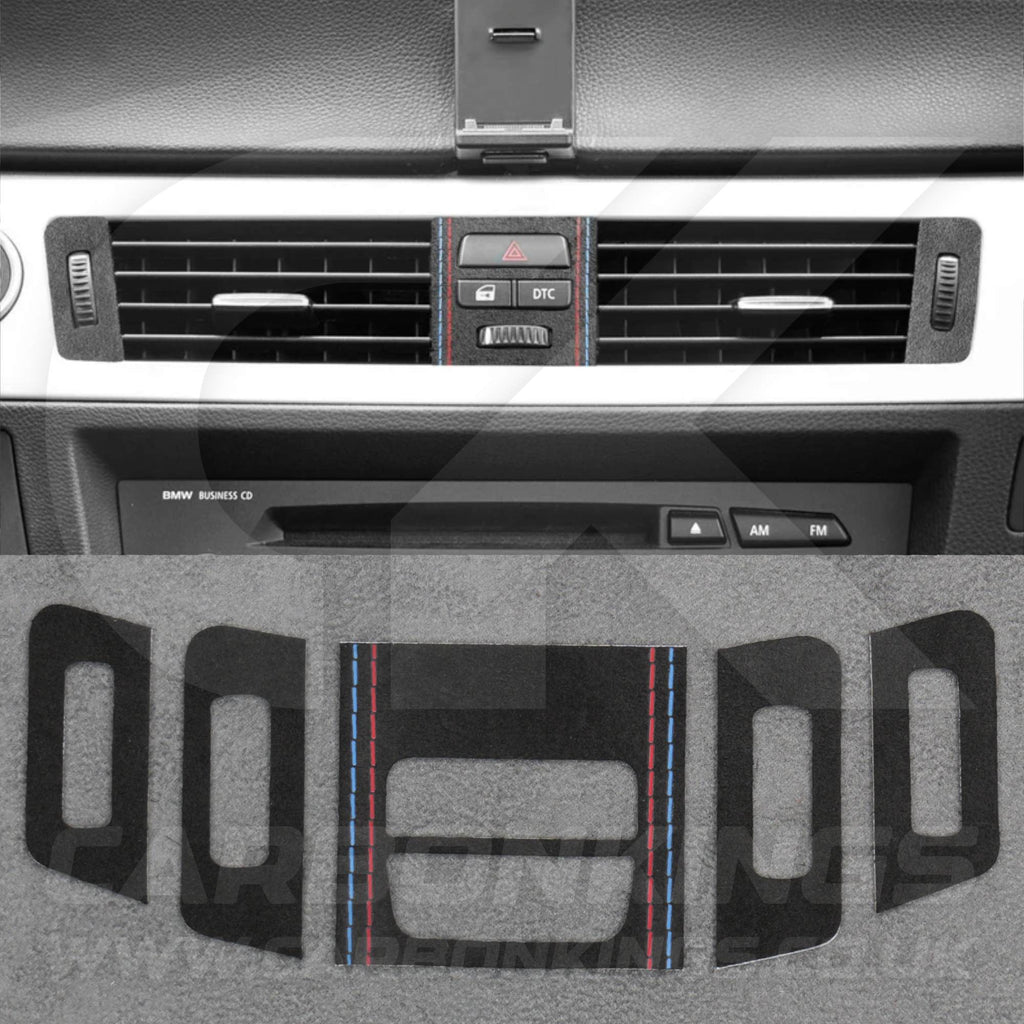 BMW Alcantara Suede Dash Air Vent Trim Covers for E90 E92 E93 M3 V8
