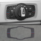 Carbon Fibre Style Headlight Switch Trim for BMW M3 3 Series E90 E91 E92 E93 4.0 V8 - Interior Styling | Carbon Kings
