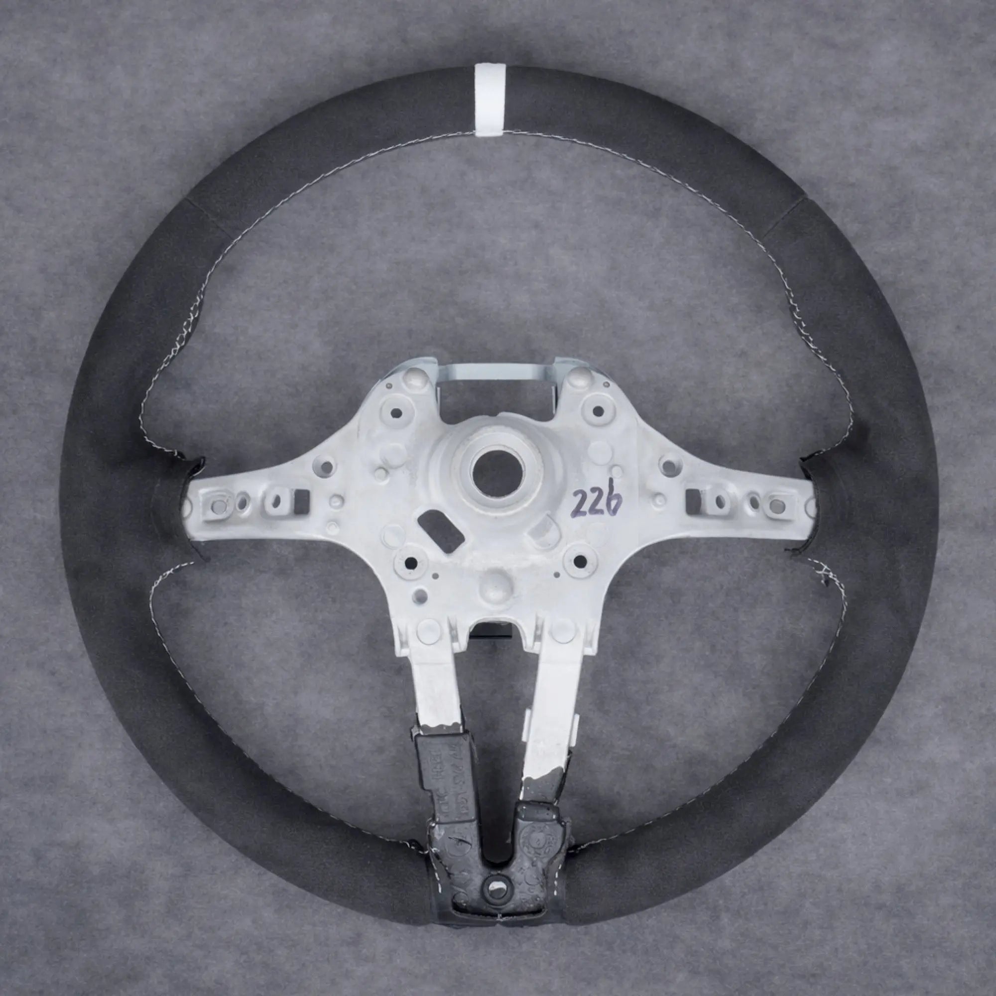 Alcantara + White Steering Wheel for BMW M Sport 1 2 3 4 X1 X3 X4 X5 X6 M2 M3 M4 F80