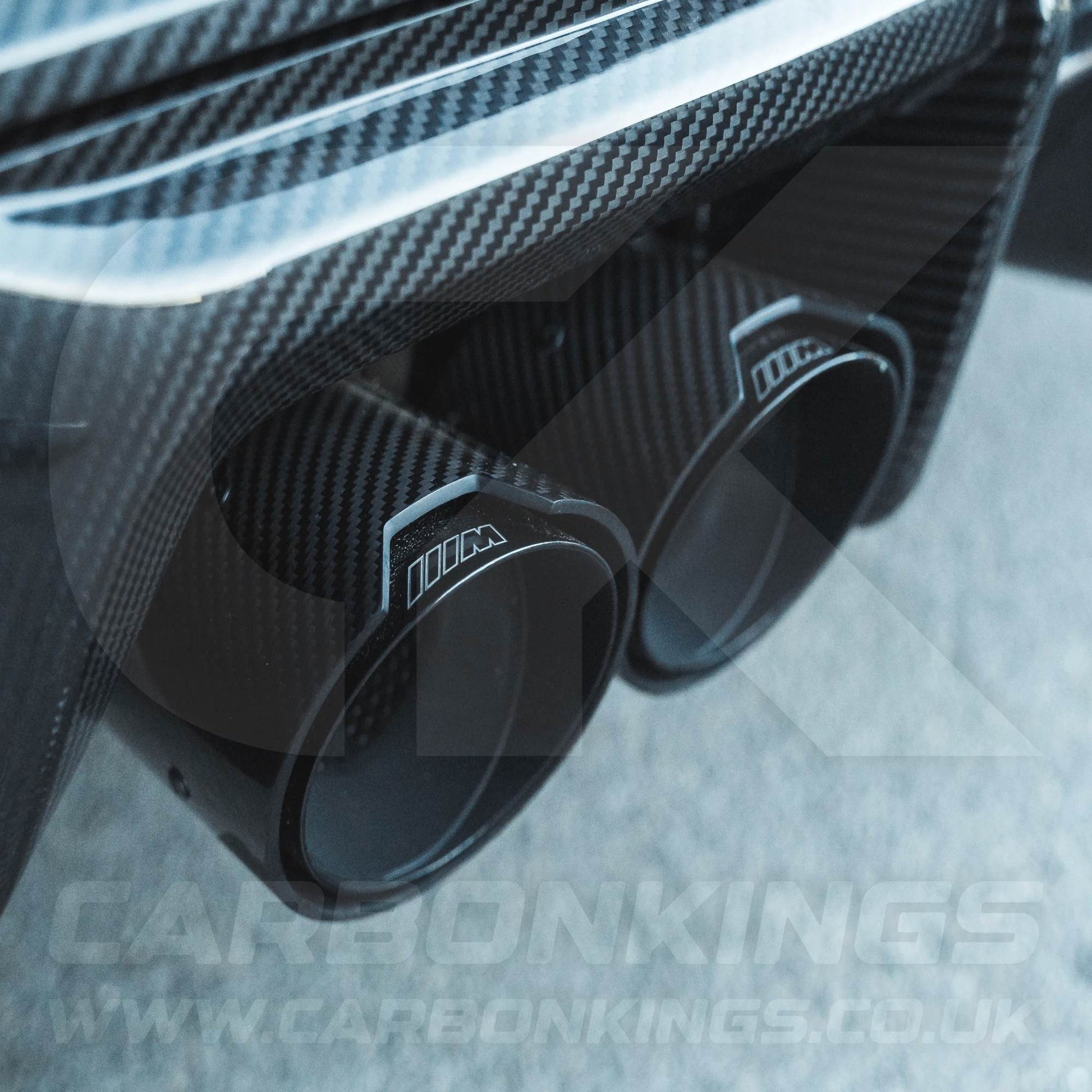 BMW M Performance Carbon Fibre Black Exhaust Tips for G80 G81 G82 G83 M3 M4
