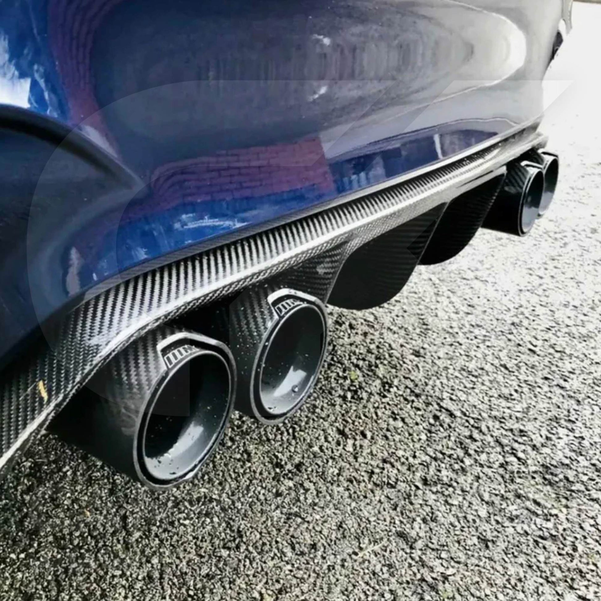 BMW M Performance Carbon Fibre Black Exhaust Tips M2 M3 M4 M5 F80 F82 F83 F87 F10 M5