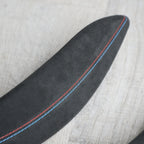 Alcantara Door Handle Covers Printed Red Blue Stitching BMW 3 4 Series F30 F31 F34 F32 F33 F36