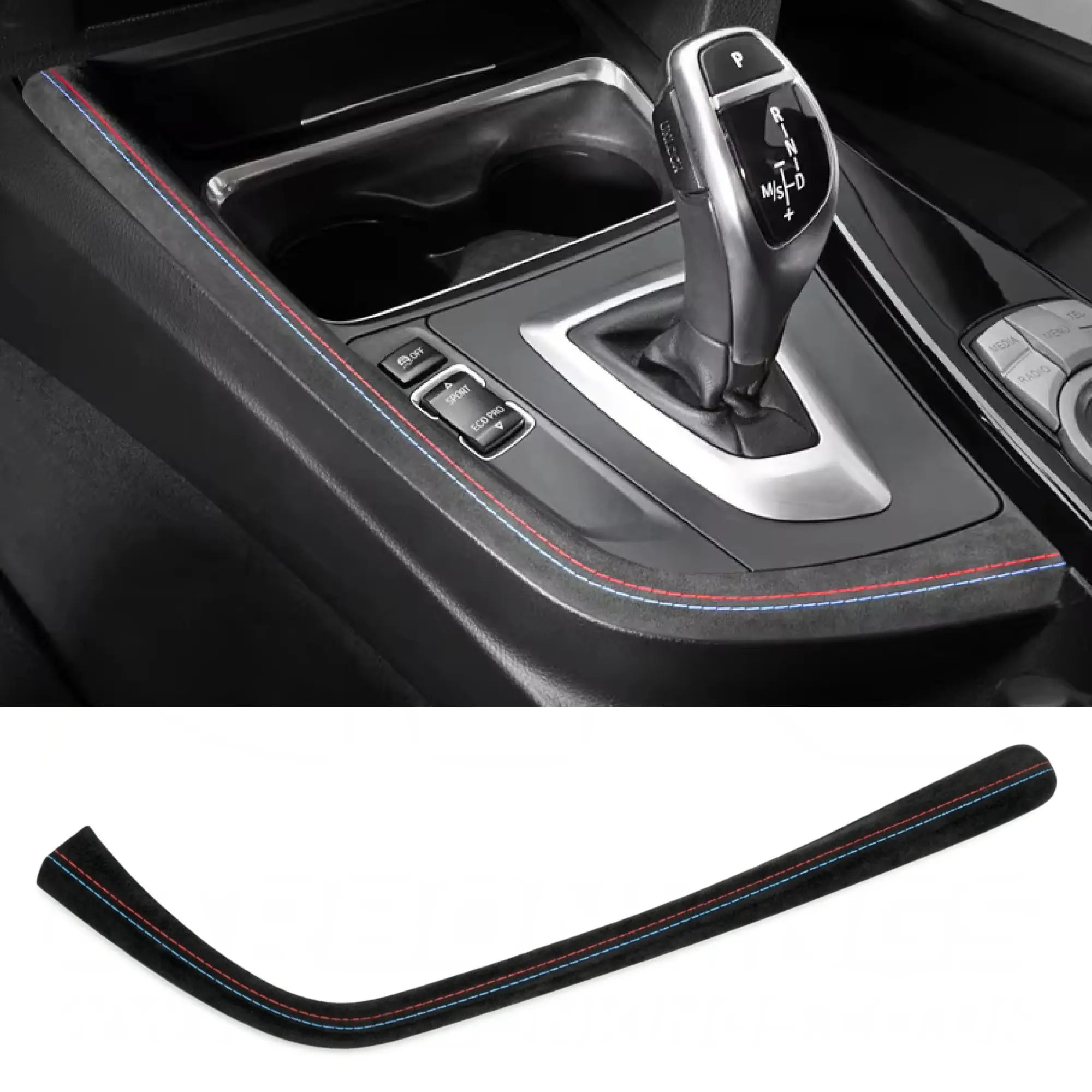 Alcantara Gear Shifter Knob Surrounding Trim for BMW 3 Series F30 F31 F34