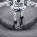 Alcantara + White Steering Wheel for BMW M Sport 1 2 3 4 X1 X3 X4 X5 X6 M2 M3 M4 F80