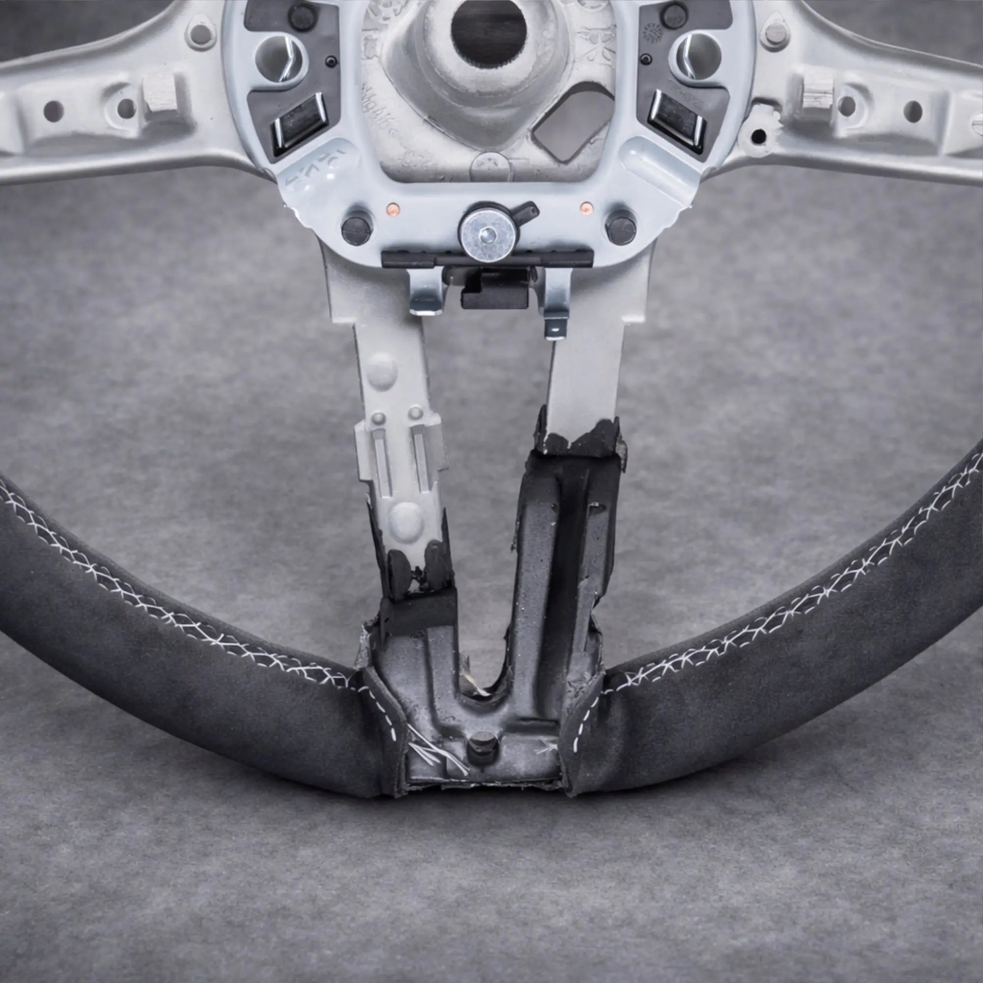 Alcantara + White Steering Wheel for BMW M Sport 1 2 3 4 X1 X3 X4 X5 X6 M2 M3 M4 F80