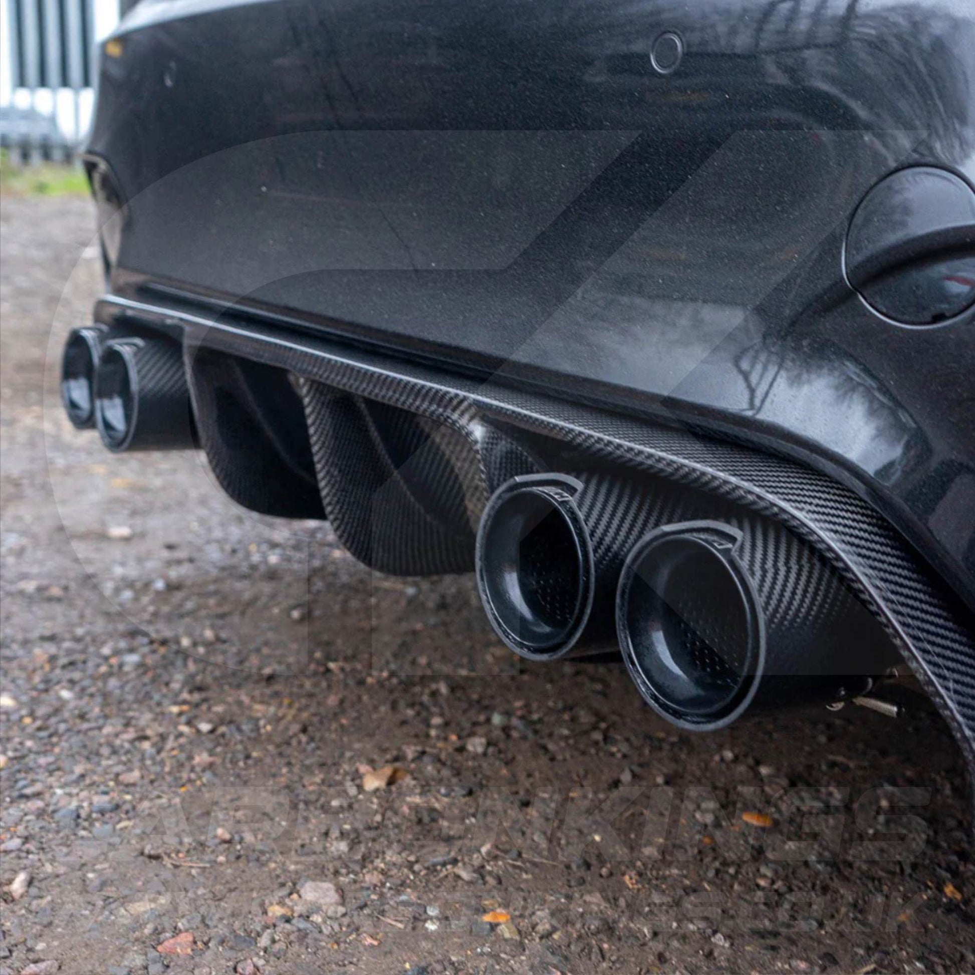BMW M Performance Carbon Fibre Black Exhaust Tips M2 M3 M4 M5 F80 F82 F83 F87 F10 M5