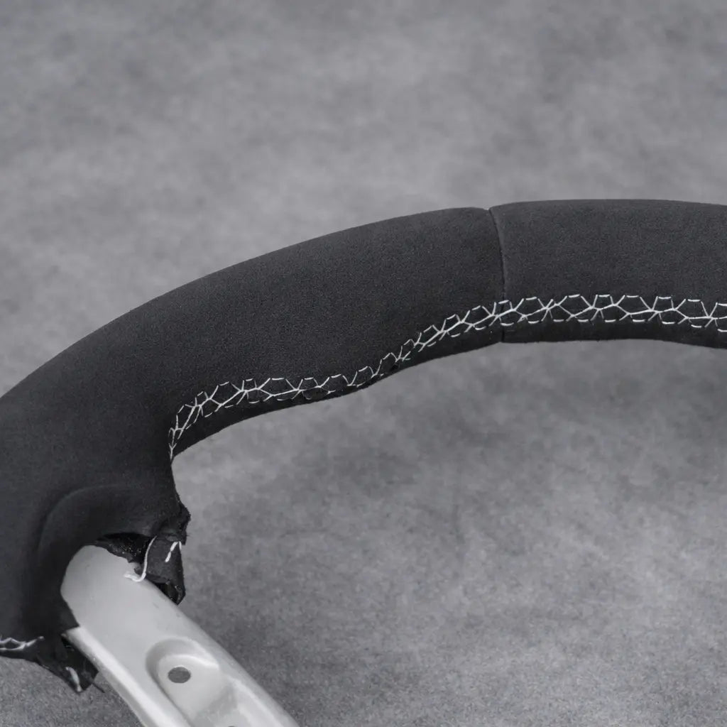 Alcantara + White Steering Wheel for BMW M Sport 1 2 3 4 X1 X3 X4 X5 X6 M2 M3 M4 F80