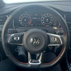 Black Alloy Extended Gear Shifter Paddles for Volkswagen VW Golf MK7 7.5 GTI GTD R TSI DSG
