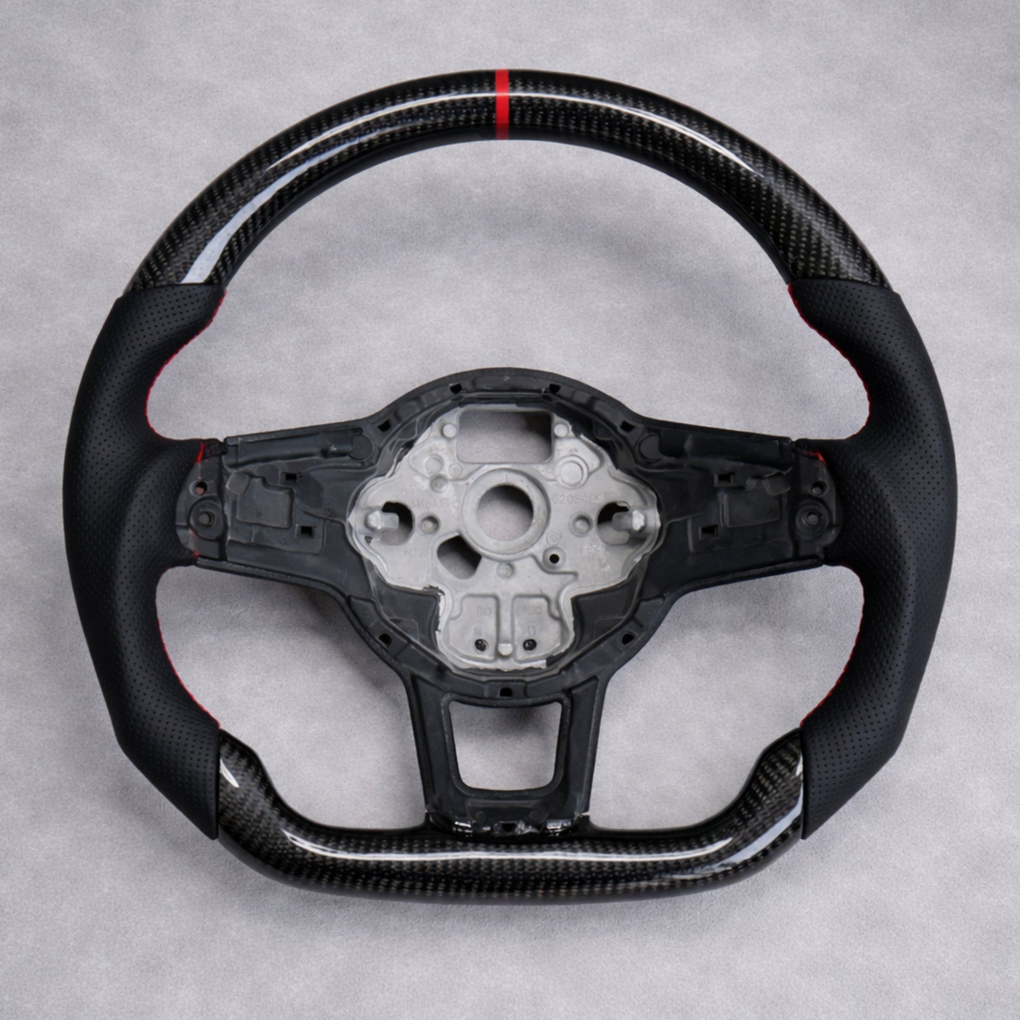 Carbon Fibre Steering Wheel for Volkswagen VW Golf MK7 MK7.5 R R-Line GTI GTD GTE +