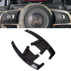 Black Alloy Extended Gear Shifter Paddles for Volkswagen VW Golf MK7 7.5 GTI GTD R TSI DSG