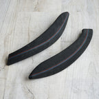 Alcantara Door Handle Covers Printed Red Blue Stitching BMW 3 4 Series F30 F31 F34 F32 F33 F36