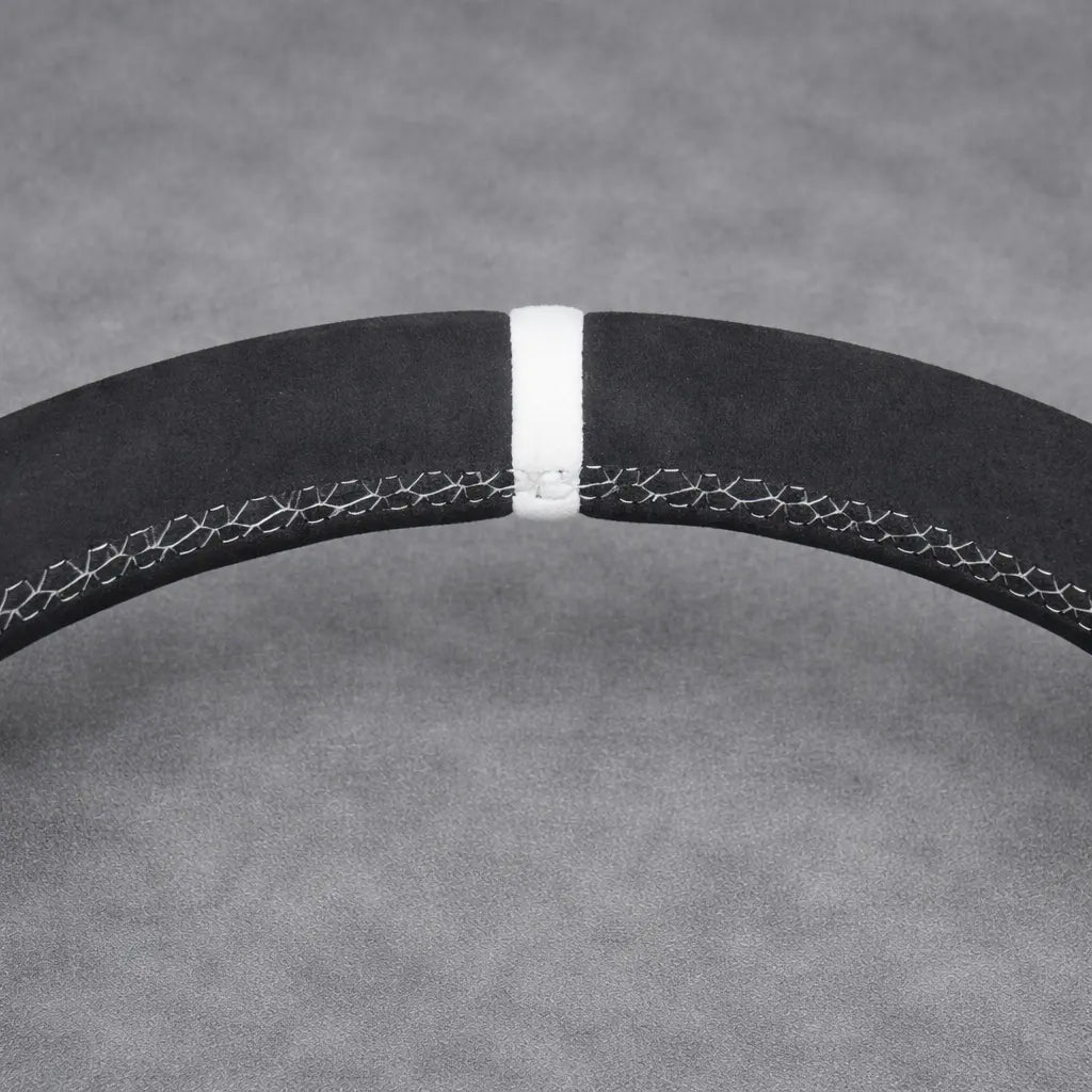 Alcantara + White Steering Wheel for BMW M Sport 1 2 3 4 X1 X3 X4 X5 X6 M2 M3 M4 F80