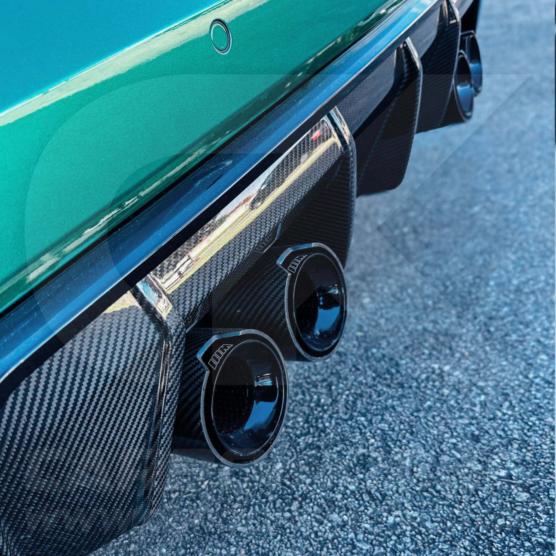 BMW M Performance Carbon Fibre Black Exhaust Tips for G80 G81 G82 G83 M3 M4