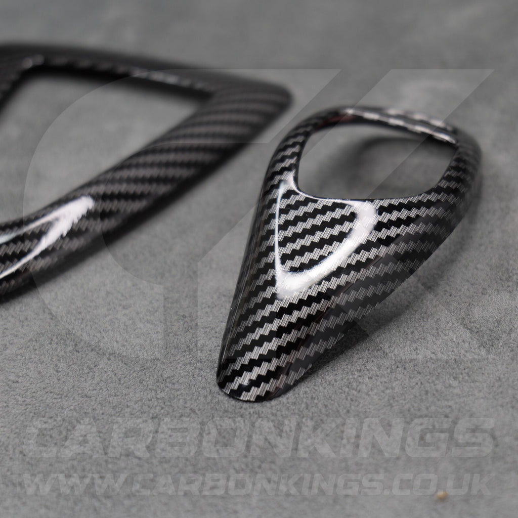 Carbon Fibre Style Gear Knob & Surround Trims  BMW F20 F30 F34 M135i M140i M235i