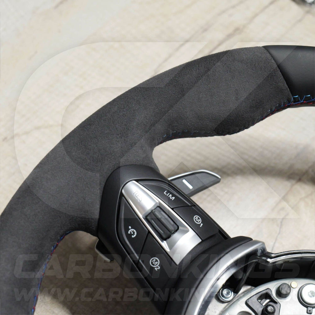 BMW Alcantara M Sport Red Steering Wheel 1 2 3 4 X1 X3 X4 X5 X6 M2 M3 M4 F80 +