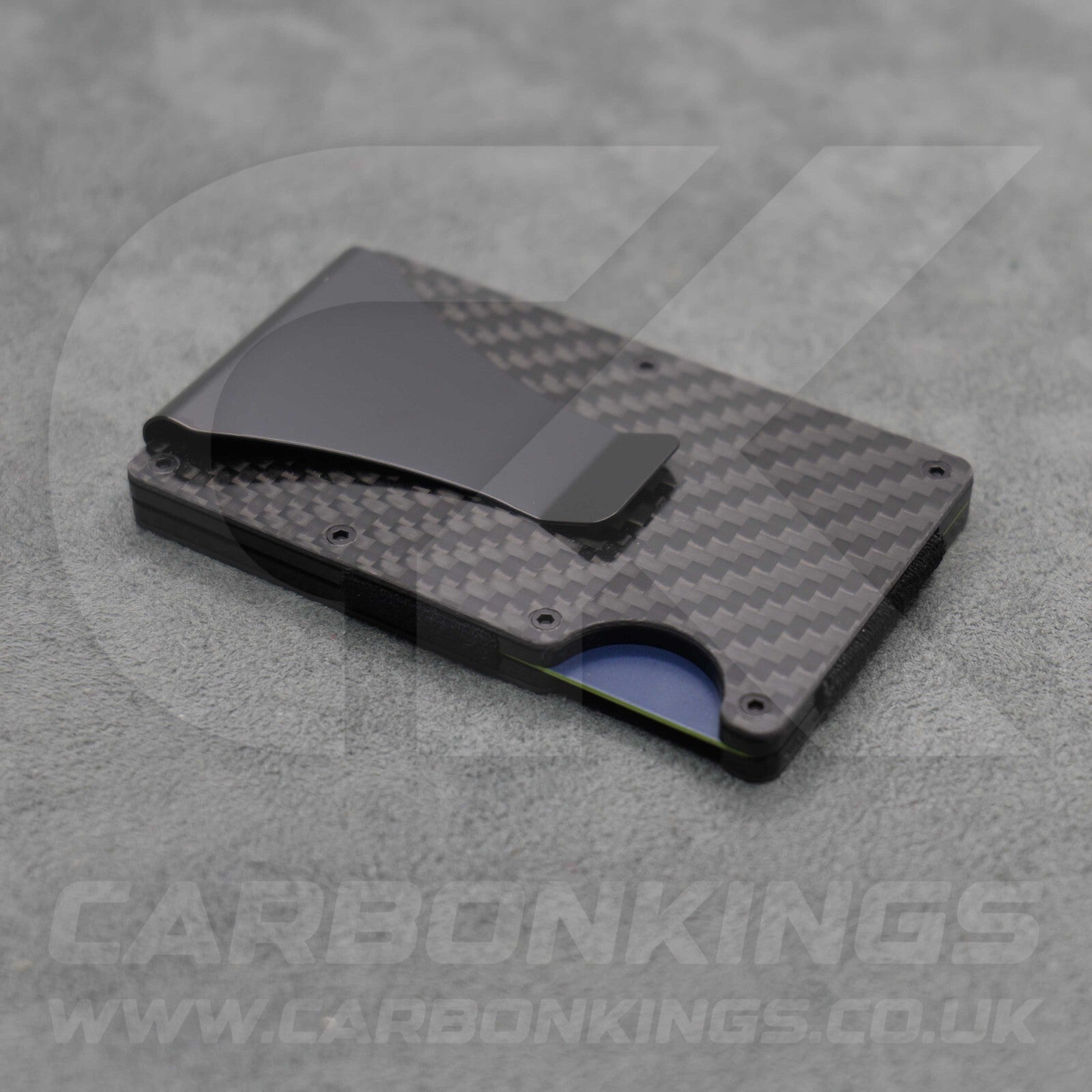 Genuine Carbon Fibre RFID Blocking Credit Debit Bank Card Holder Money Wallet