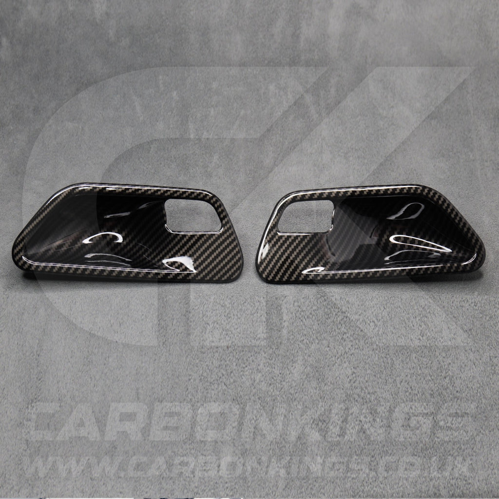 Carbon Fibre Style Interior Door Handle Trims BMW F80 M3 F82 M4 F83 F30 F32 3 4