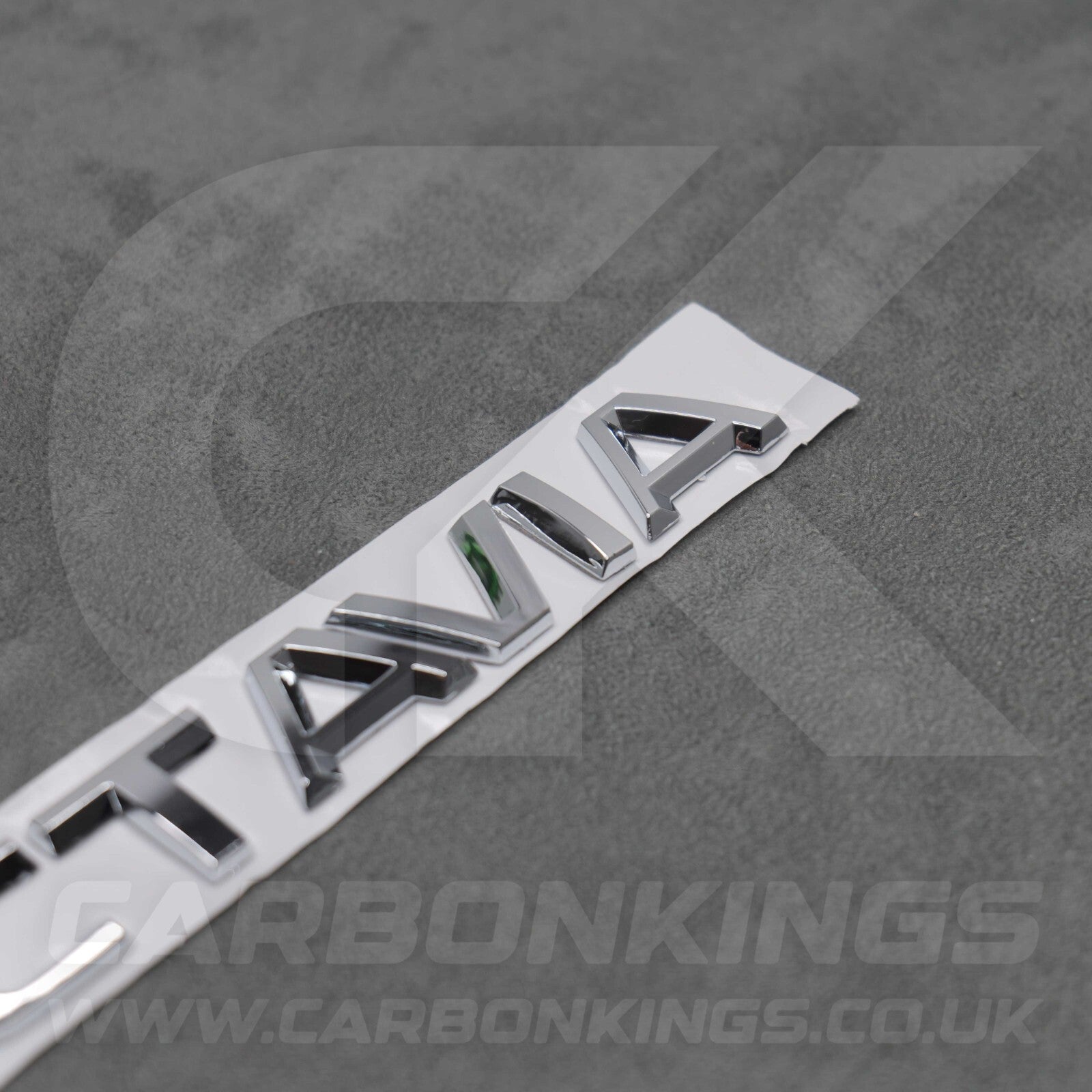 Skoda Octavia Chrome Silver Rear Boot Badge Emblem Letters Pre Applied Adhesive