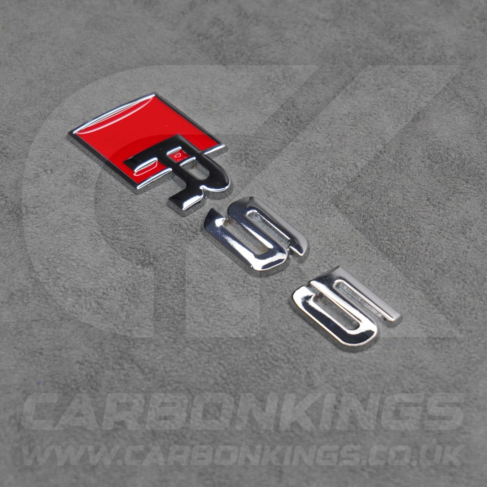 Audi RS5 Silver Chrome Boot Rear Badge Letters Logo Emblem S B8 8T B9 B10