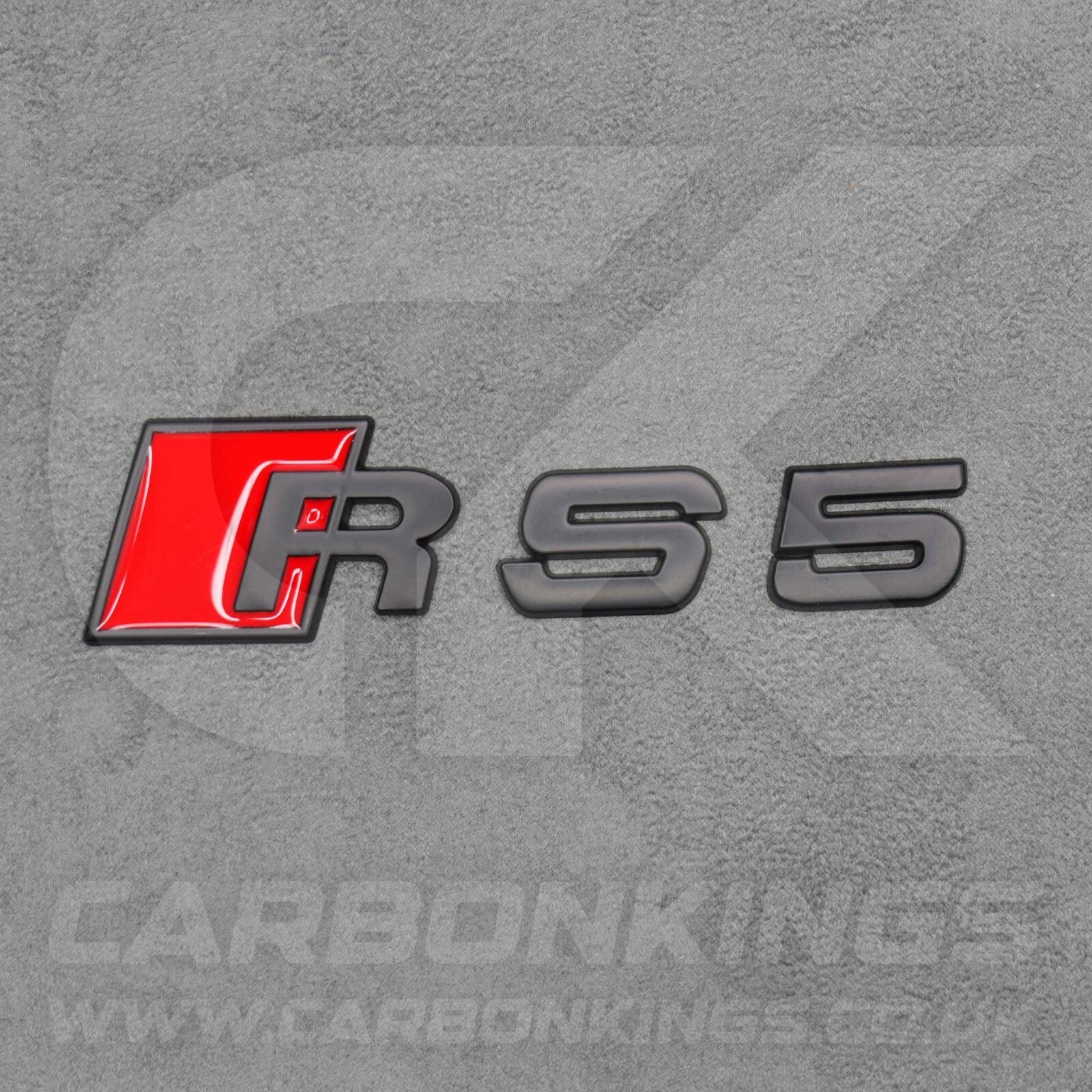 Audi RS5 Matte Black Boot Rear Badge Letters Logo Emblem S B8 8T B9 B10