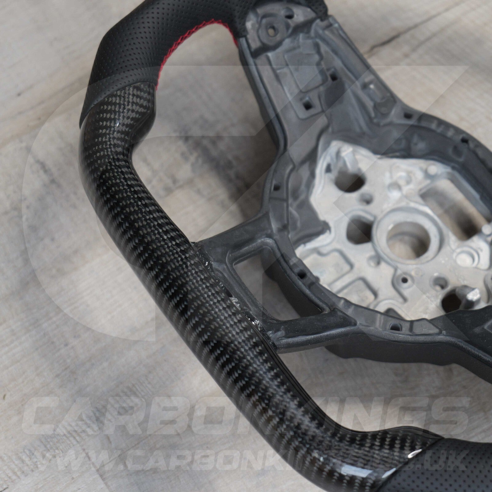 Volkswagen Carbon Fibre Steering Wheel VW Golf MK7 MK7.5 R R-Line GTI GTD GTE +