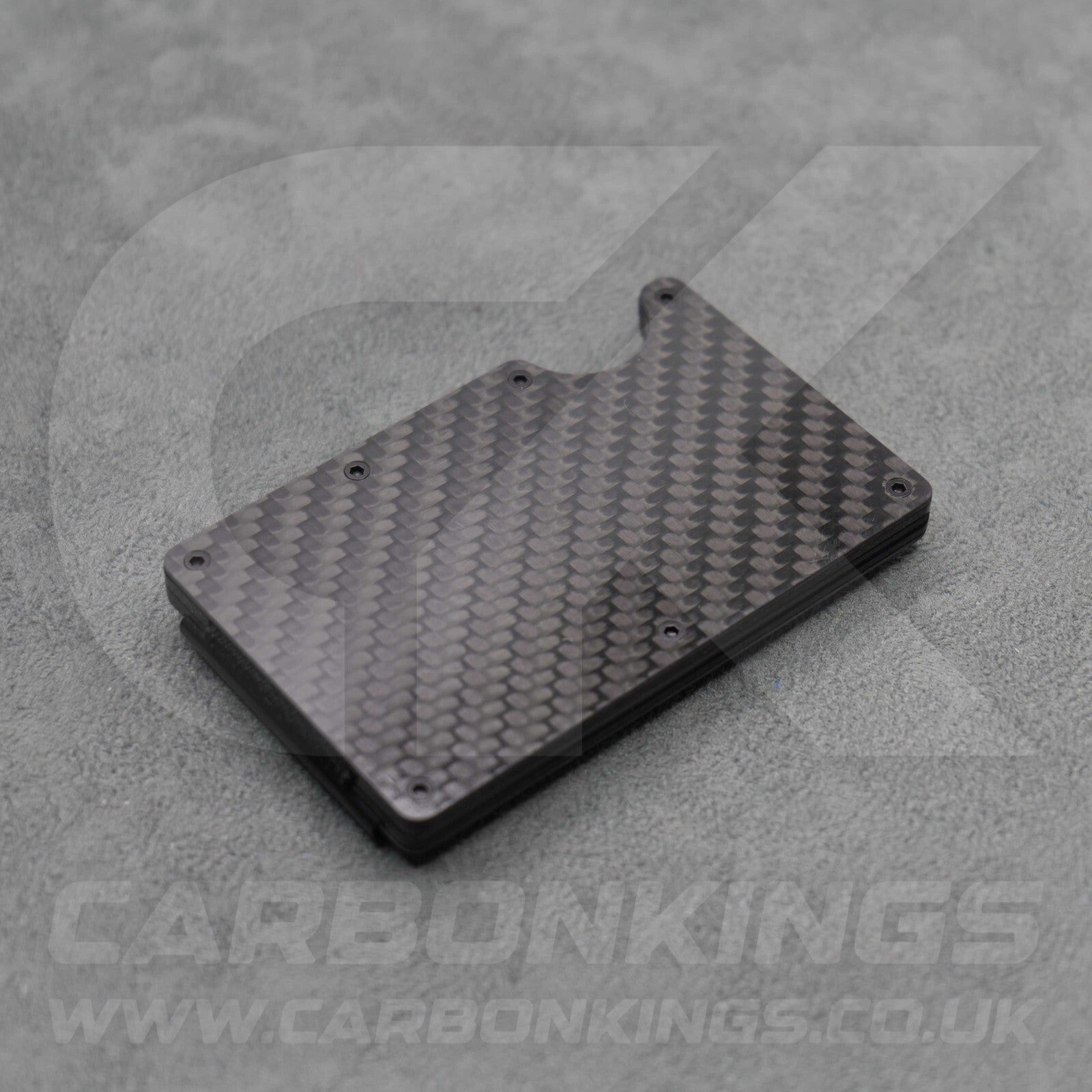 Genuine Carbon Fibre RFID Blocking Credit Debit Bank Card Holder Money Wallet
