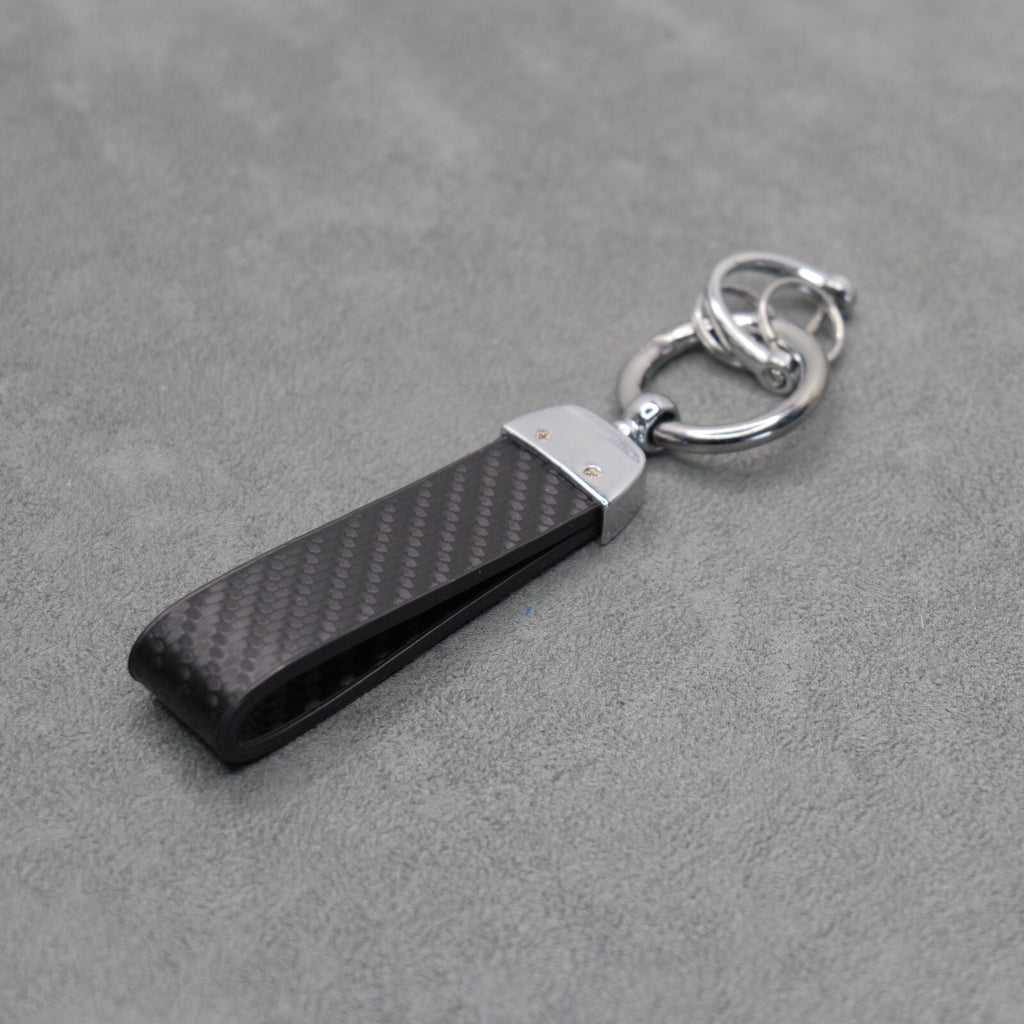 Mercedes AMG Carbon Fibre Key Ring Chain Premium Durable C63 C43 A45 E63 S63 A35