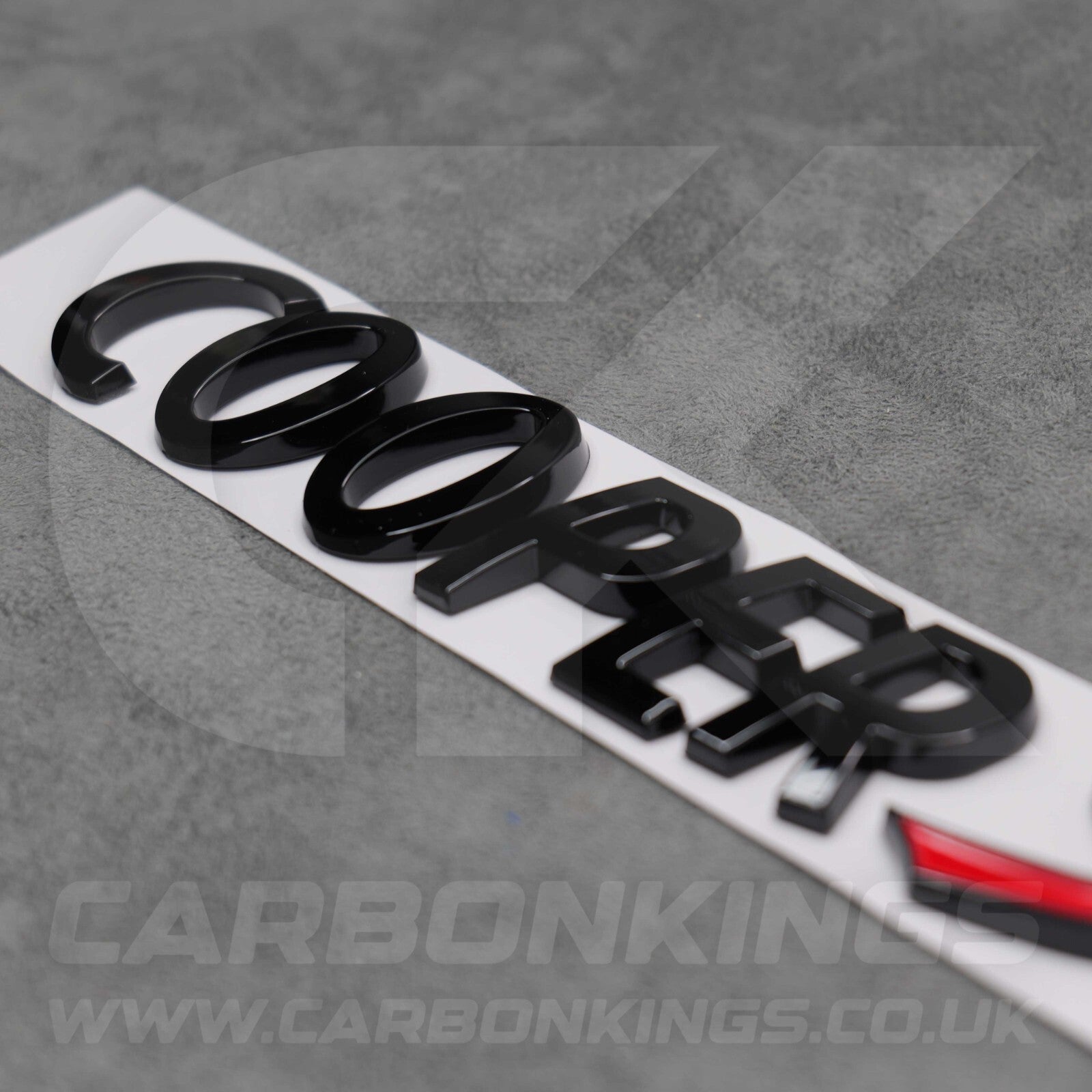 Mini Gloss Black Cooper S Boot Badge Letters R53 R56 F56 R55 R52 R57 R58 R59 R60